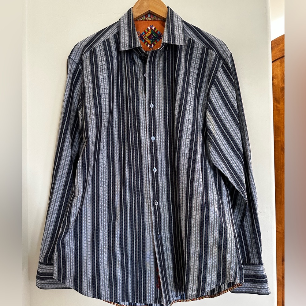 Robert Graham Limited edition Men’s long Sleeve Dress Shirt